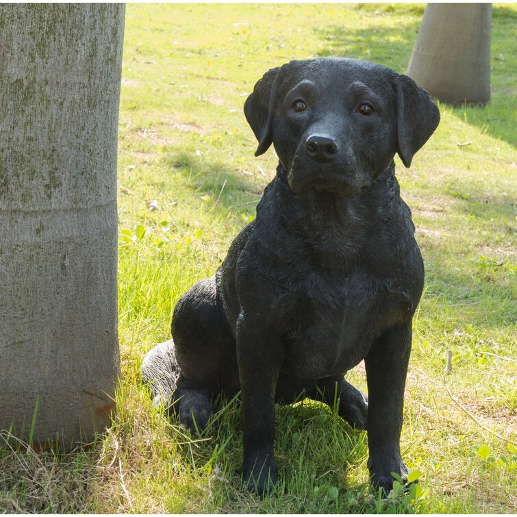 Black lab sale figurines sale